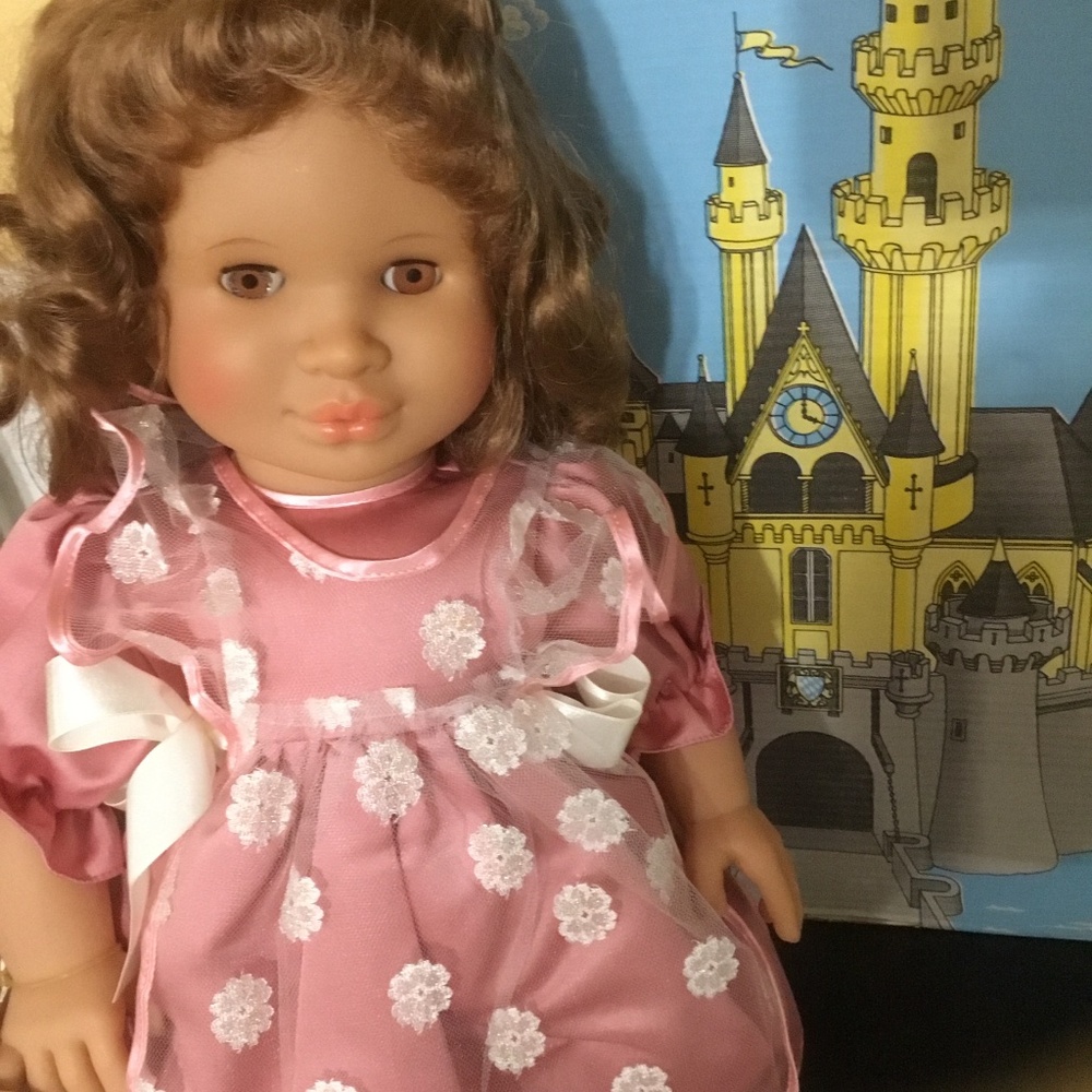 20 inch Lissi Doll ANA by Lissi Batz Germany Vinyl cloth COA w/ stand - Picture 12 of 16